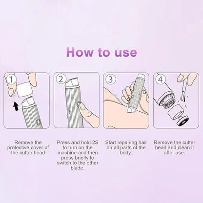 Dual-Head 2 in 1 Women's Electric Shaver